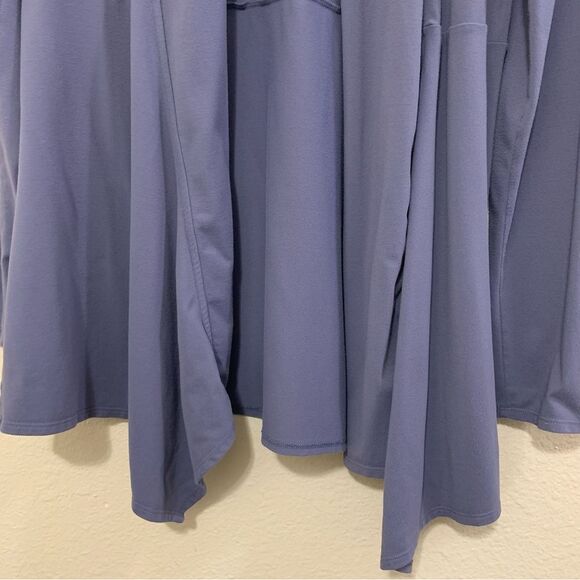 ATHLETA Open Front Cardigan Women’s Medium Purple Tunic Stretch. - Picture 4 of 12